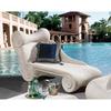 Design Toscano Hadrian's Villa Roman Spa Furniture Collection: Chaise Longue NE90022